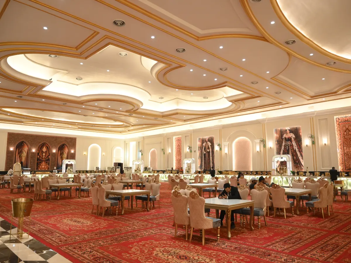 Crystal Chandelier Hall